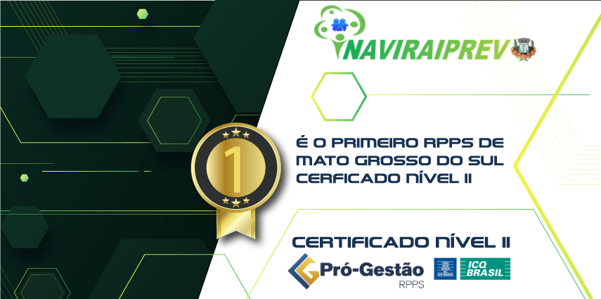 NAVIRAIPREV OBTEM CERTIFICADO PRÓ-GESTÃO NÍVEL II